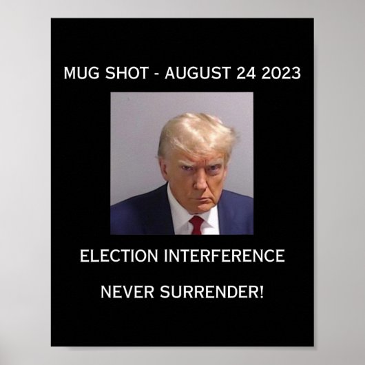 Shot Election Interference Nie übergeben! Poster (Vorne)