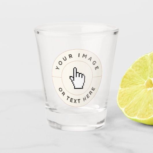 Shot Glass - Benutzerdefiniert (Bild/Text hinzufüg Schnapsglas (Vorderseite)
