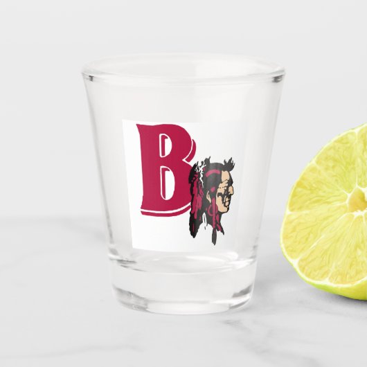 Shot Glass: Bethel Braves (00104) Schnapsglas (Vorderseite)