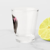 Shot Glass Coquette Sad Hamster Meme Schnapsglas (Rechts)