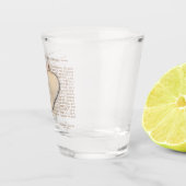 Shot glass - creme Maine Coon kitten Schnapsglas (Rechts)