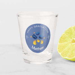 Shot Glass - Happy Abschluss Personalize-Add Name Schnapsglas