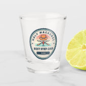 Shot Glass - Heiliger Mackerel! Bester Step-Vater Schnapsglas (Vorderseite)