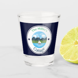 Shot Glass - Hütte - Personalisiert - Name hinzufü Schnapsglas