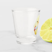 Shot Glass Knife Duck Plush Meme Schnapsglas (Links)