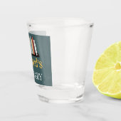 Shot Glass - Library - Personalisiert - Name hinzu Schnapsglas (Rechts)