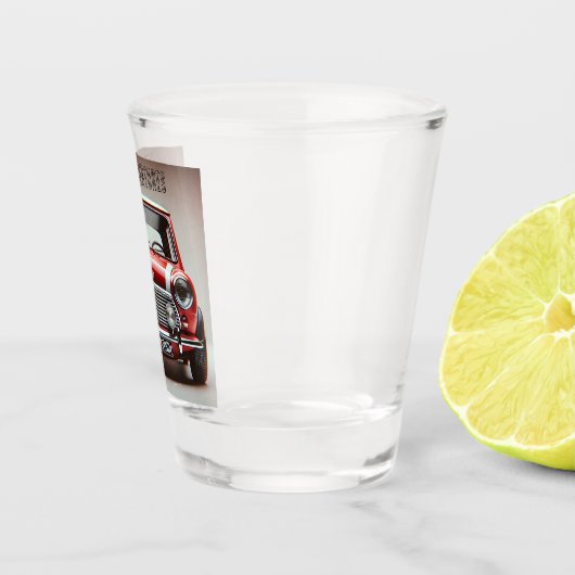 Shot glass Mini Cooper "Mini adventures" Schnapsglas (Rechts)