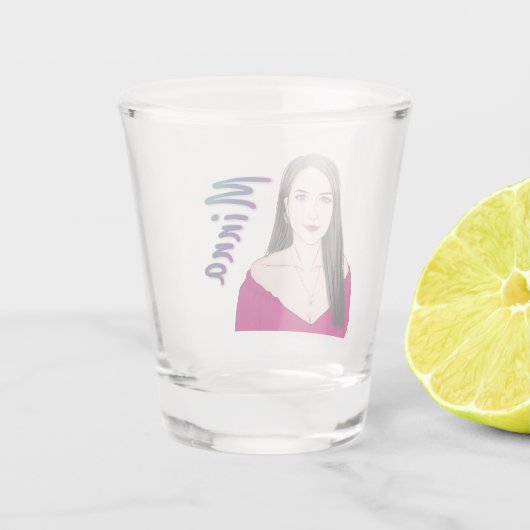 Shot Glass - Minna Schnapsglas (Rückseite)