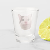 Shot Glass Polit Cat Meme Schnapsglas (Rückseite)