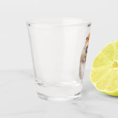 Shot Glass Scared Hamster Meme Schnapsglas (Links)