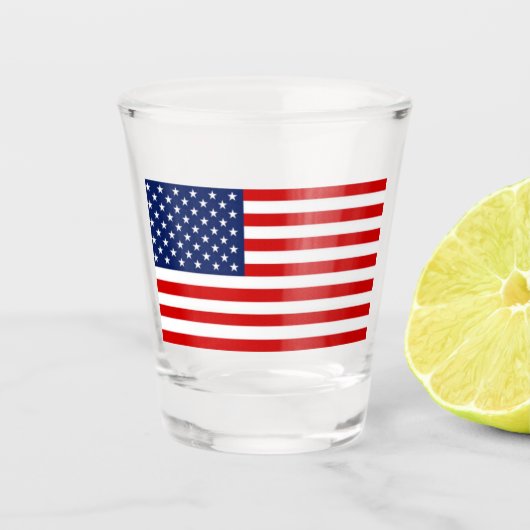 Shot glass USA Schnapsglas (Vorderseite)