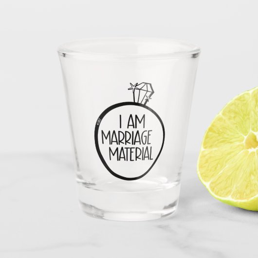 Shot glass with funny meme schnapsglas (Vorderseite)