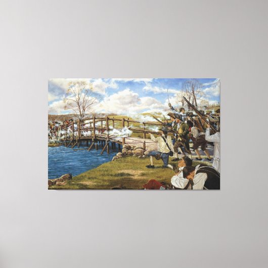 Shot Heard 'Round the World by Domenick D'Andrea Leinwanddruck (Vorderseite)