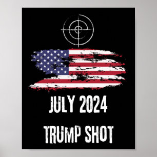 Shot Juli 2024 USA Amerika Poster