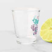 Shot Mermaid Juice Fun Glitzer Scales Schnapsglas (Links)