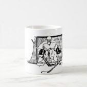 Shot On Net Hockey (weiblich) Kaffeetasse (Mittel)