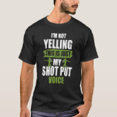 Shot Pu Shot Setzen Voice Joke Shot Putter T-Shirt (Vorderseite)