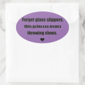 Shot Put Disc werfen Prinzessin Aufkleber (Tasche)