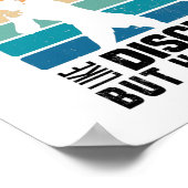 Shot Put Sports Shot Putter Funny Sayings Ohrs Poster (Ecke)