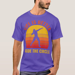 Shot Putt Athlete Shot Putter Leben ist besser in T-Shirt