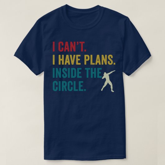 Shot Putt Athlete Shot Putter Pläne innerhalb des  T-Shirt (Design vorne)