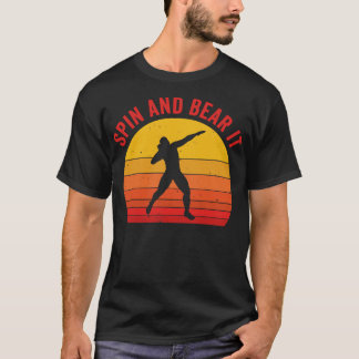 Shot Putt Athlete Shot Putter Spin und Bären es Sp T-Shirt