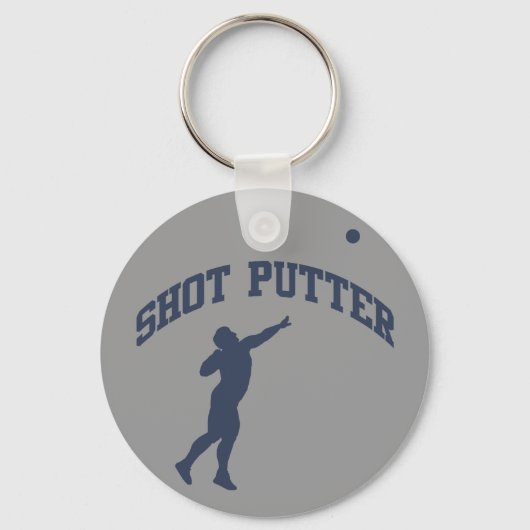 Shot Putter Schlüsselanhänger (Vorderseite)