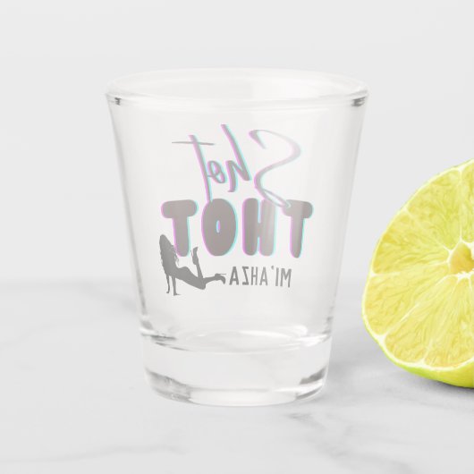 Shot Thot | Funny | Kekse Schnapsglas (Rückseite)