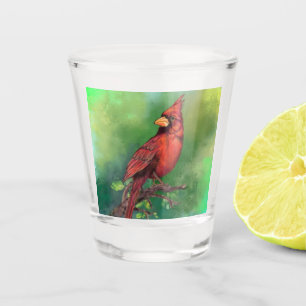 Shotglas aus dem nördlichen Kardinal Schnapsglas