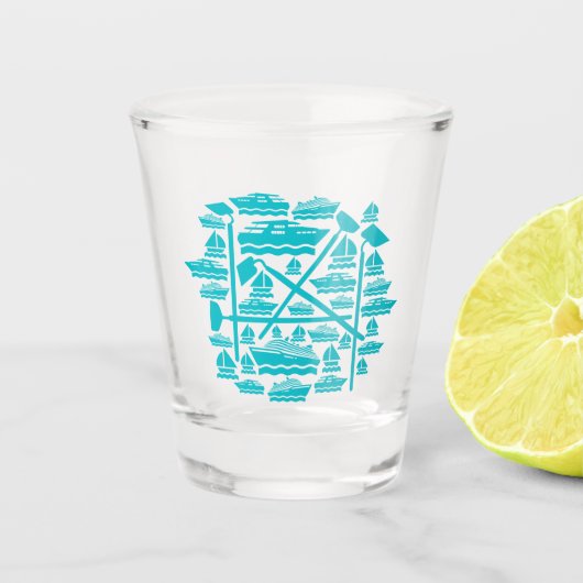 Shotglas für Boote und Hoes Schnapsglas (Vorderseite)