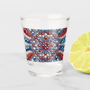 Shotglas mit niederländischen Farben Schnapsglas