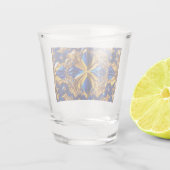 Shotglas mit Schweden Farben Schnapsglas (Rückseite)