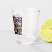 Shotglas mit Schweden Farben Schnapsglas (Rechts)