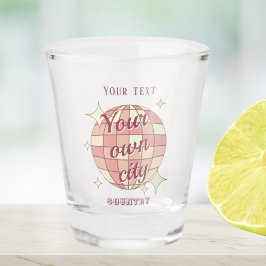 Shotglass individualisierbares Stadtnamensgeschenk Schnapsglas