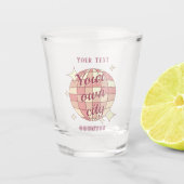 Shotglass individualisierbares Stadtnamensgeschenk Schnapsglas (Vorderseite)