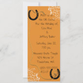 ShotGun Hochzeitseinladung Einladung (Rückseite)