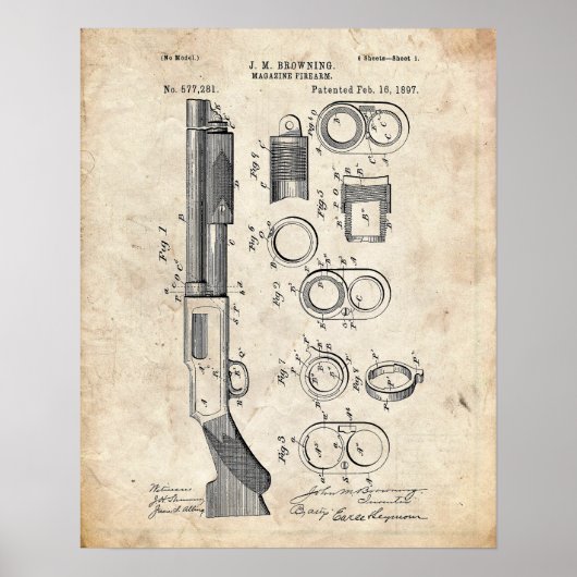 Shotgun-Patent Poster (Vorne)