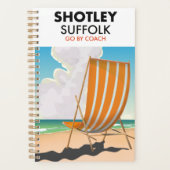 Shotley suffolk Beach Travel Poster Planer (Vorderseite)