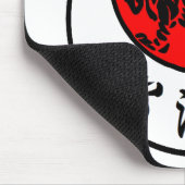 Shotokan aufgehende Sonne-japanische Kalligraphie Mousepad (Ecke)