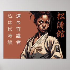 Shotokan: Die ungebrochene Linie der Meisterschaft Poster
