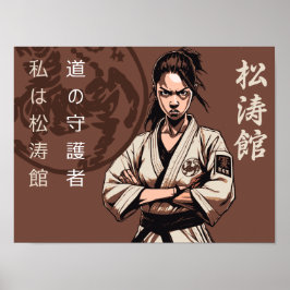 Shotokan: Die ungebrochene Linie der Meisterschaft Poster
