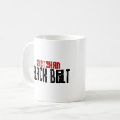 Shotokan Gürtel-Karate Kaffeetasse (Vorderseite Links)