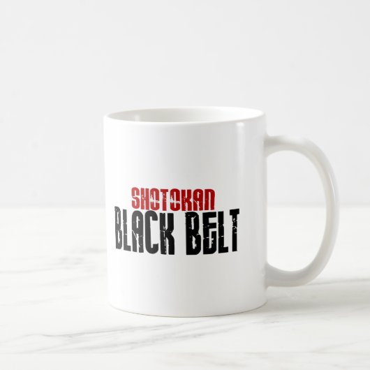 Shotokan Gürtel-Karate Kaffeetasse (Rechts)