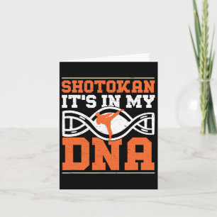 Shotokan ist in meinem DNA Funny Shotokan Karate M Karte