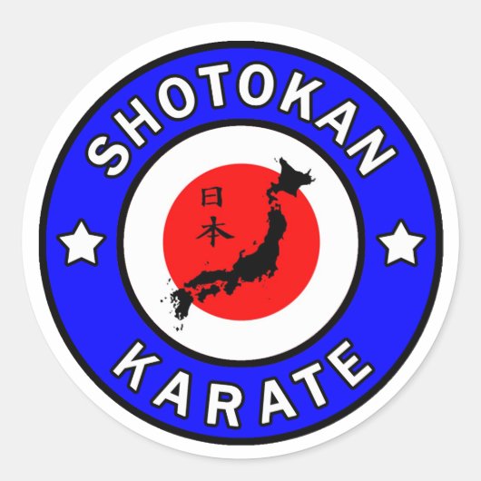 Shotokan Karate Aufkleber (Vorderseite)