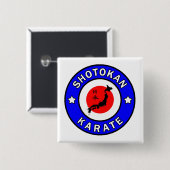 Shotokan Karate Button (Vorne & Hinten)