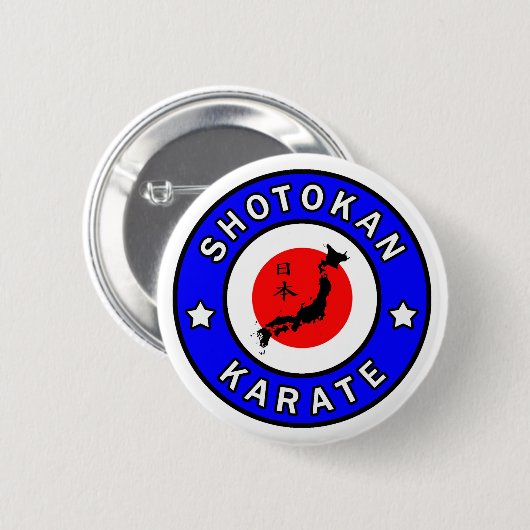 Shotokan Karate Button (Vorne & Hinten)