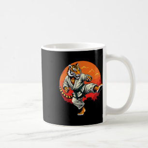 Shotokan Karate Fighter Martial Arts Tiger Funny K Kaffeetasse