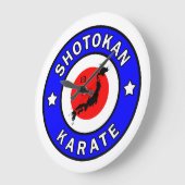 Shotokan Karate Große Wanduhr (Winkel)