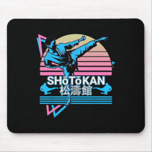 Shotokan Karate Japanisch Martial Arts Retro 1 Mousepad